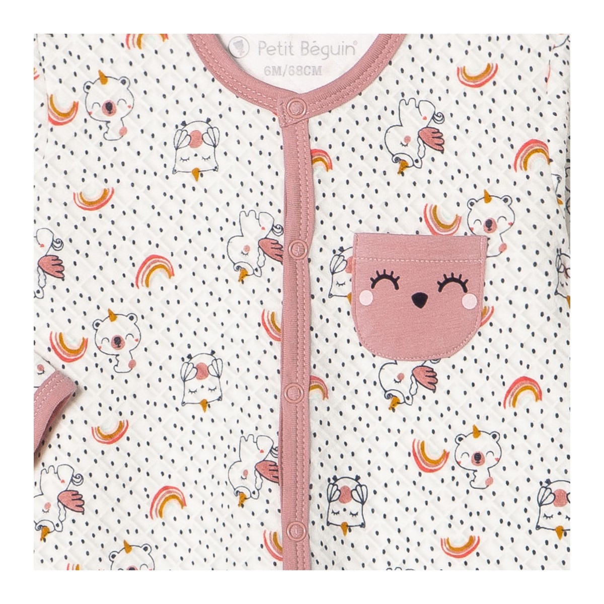 Pyjama bébé fille Pandicorne zoom