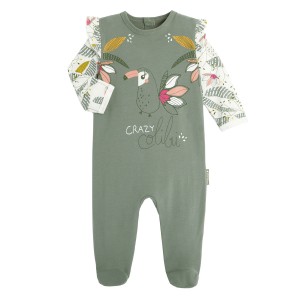 Pyjama bébé contenant du coton bio Crazy Colibri