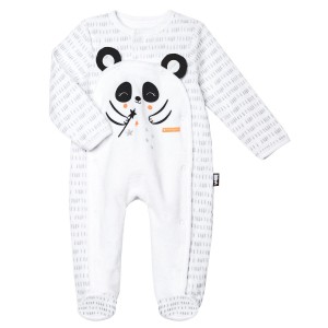 Pyjama bébé mixte velours Little Panda