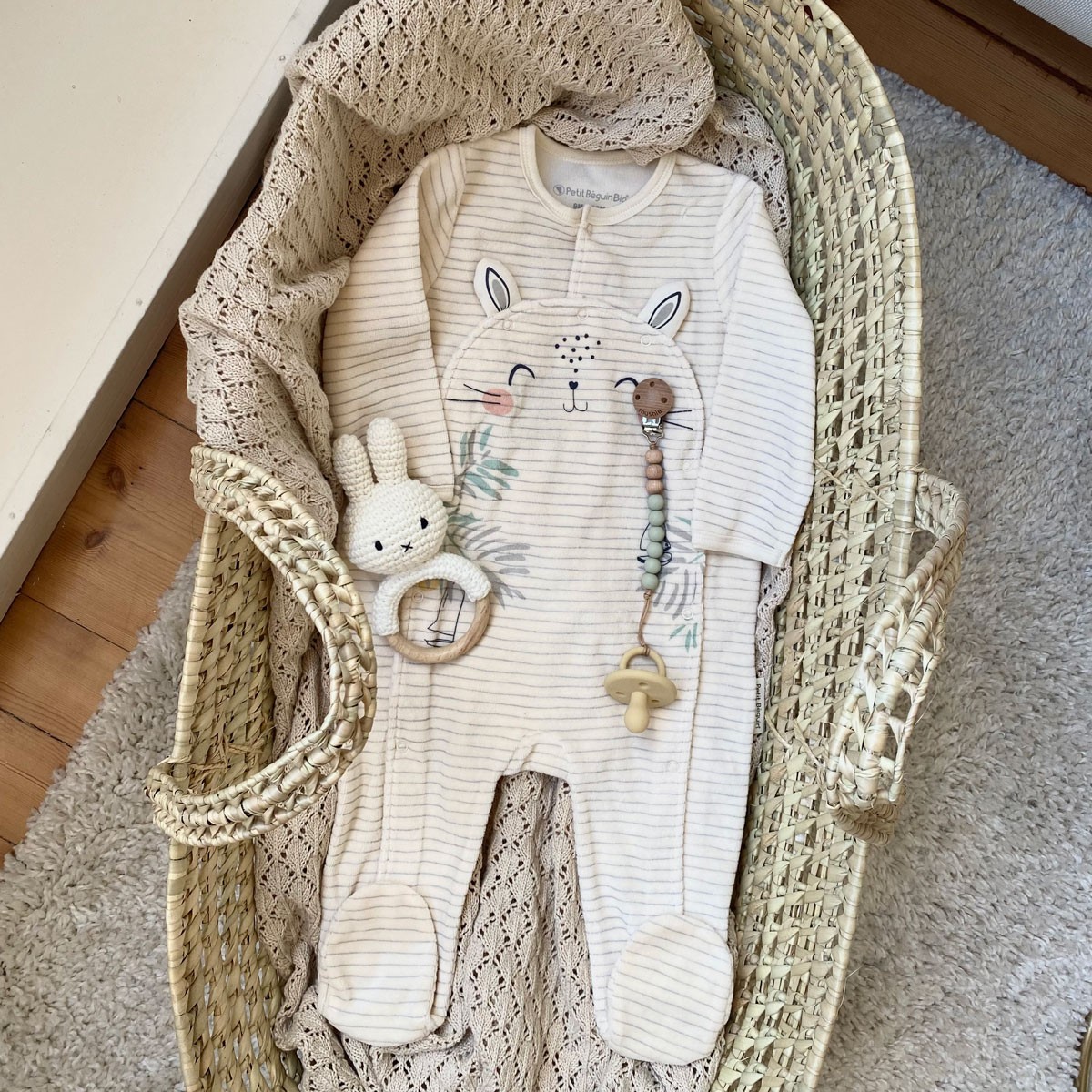 Pyjama bébé mixte en velours Cap Cod insta