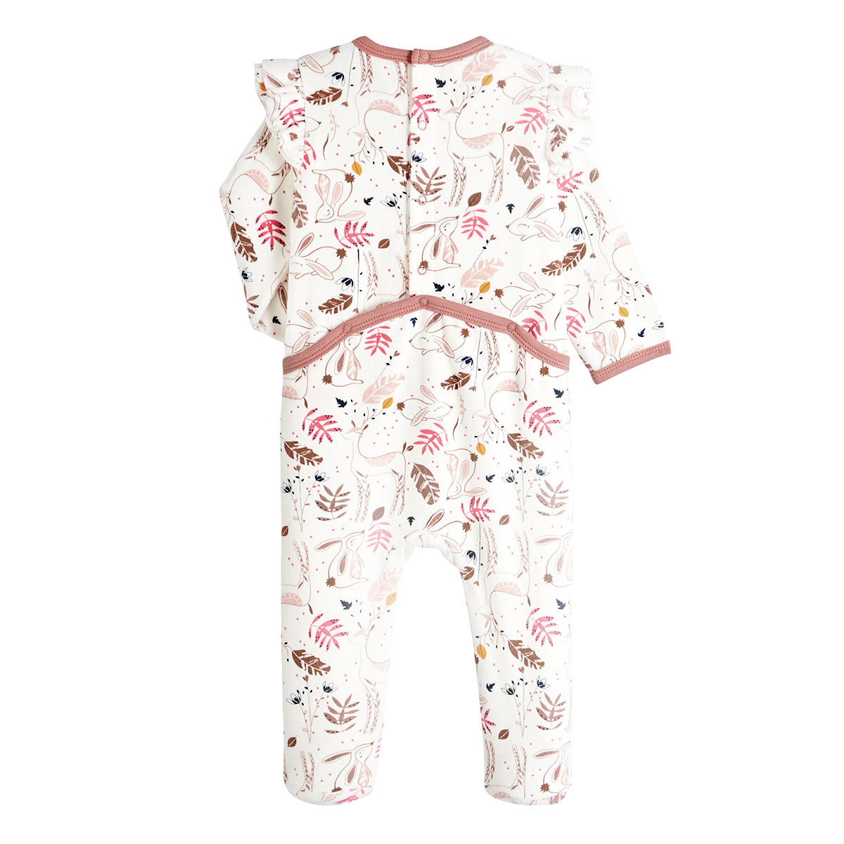 Pyjama en velours bébé fille Nola dos