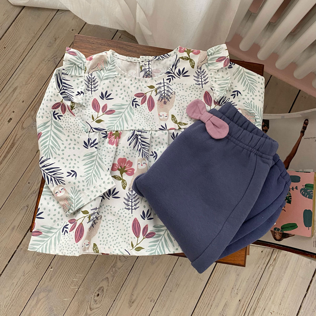 Ensemble blouse et pantalon bébé fille Naya instagram