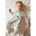 Pyjama bébé en velours ouverture pont Nuage