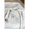 Pyjama bébé mixte en velours ouverture zippée Mini Panda