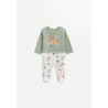 Pyjama bébé en velours Savane Family