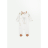 Pyjama bébé mixte en velours ouverture zippée Mini Souris