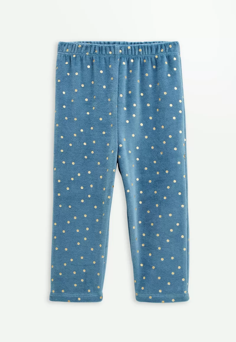 Pyjama bébé 2 pièces en velours Bichette