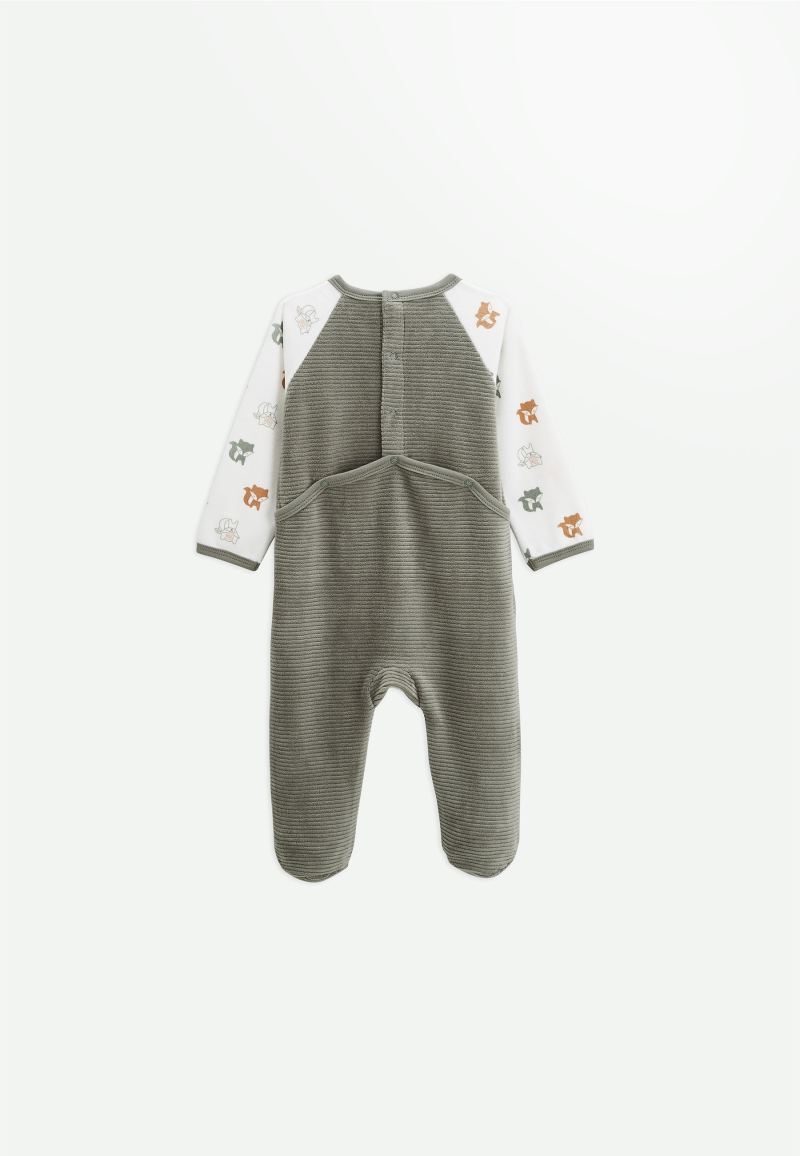 Pyjama bébé en velours Canaille dos