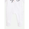 Pyjama bébé en velours ouverture pont Little Panda