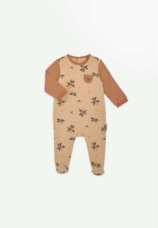 Pyjama bébé en molleton contenant du coton bio Bogota