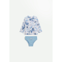 Maillot de bain bébé 2 pièces t-shirt de protection UV & culotte Moorea