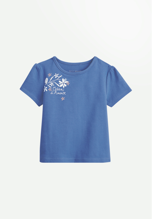 Lot de 2 t-shirts bébé manches courtes Océan d'amour