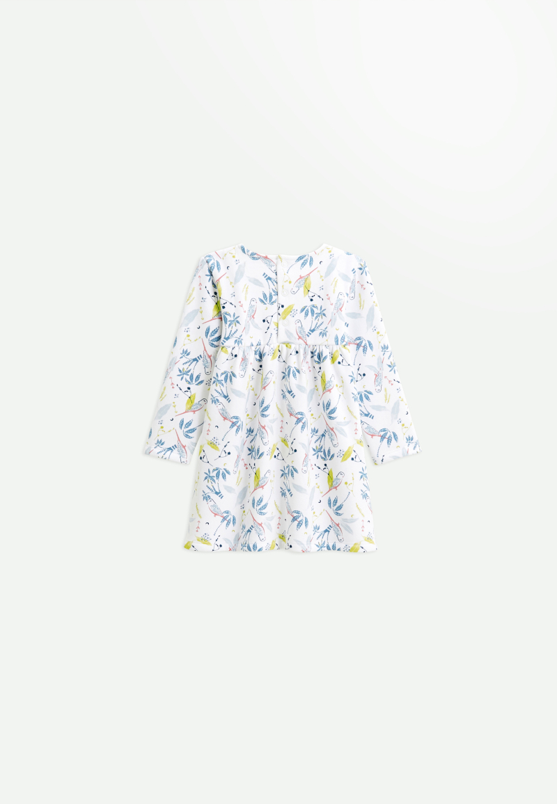 Robe bébé en molleton Bianca dos Robe bébé en molleton Bianca dos