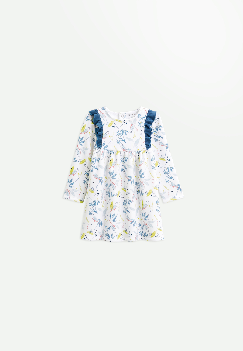 Robe bébé en molleton Bianca Robe bébé en molleton Bianca