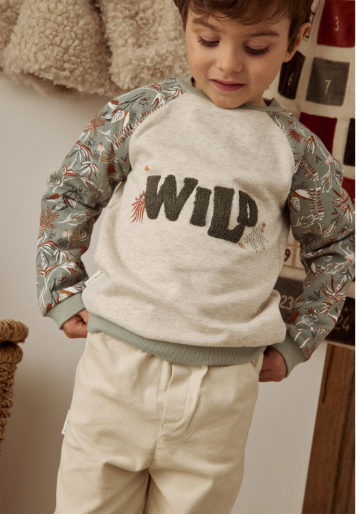 Sweat-shirt enfant en molleton Abou
