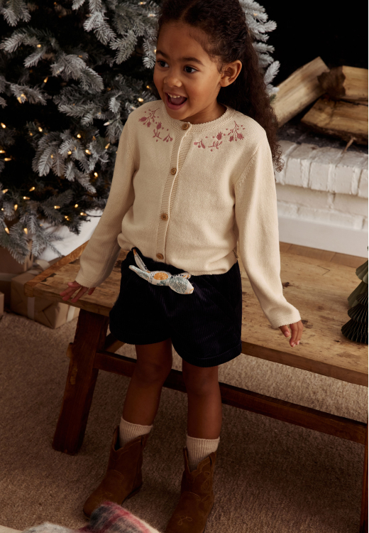 Short bébé en velours côtelé Holamuchacha