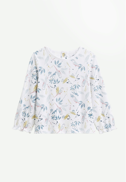 Lot de 2 t-shirts enfant manches longues Bianca