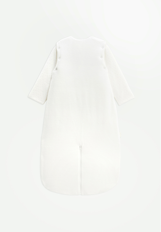 Turbulette d'hiver en velours avec manches amovibles et jambes séparables Baby Panda dos