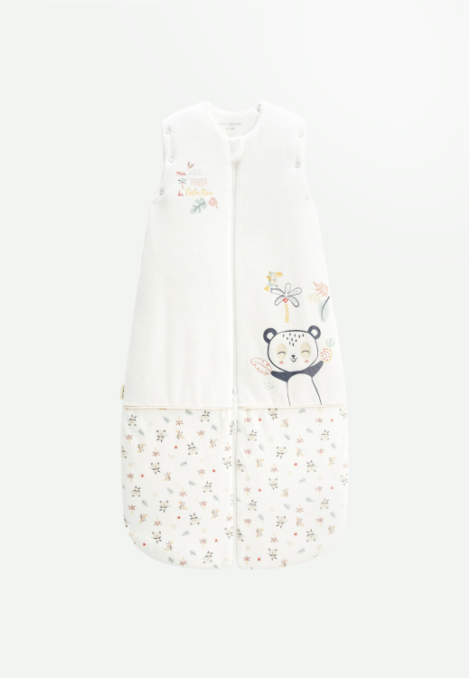 Turbulette d'hiver en velours avec manches amovibles et jambes séparables Baby Panda