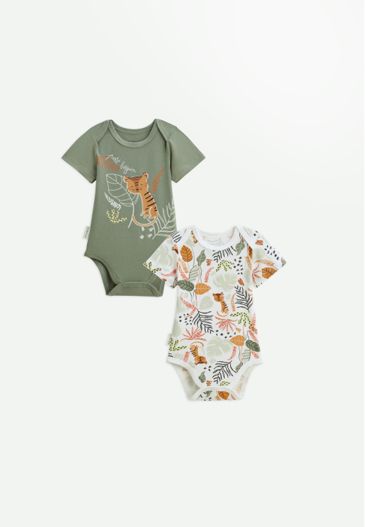 Lot de 2 bodies bébé manches courtes Dumbea