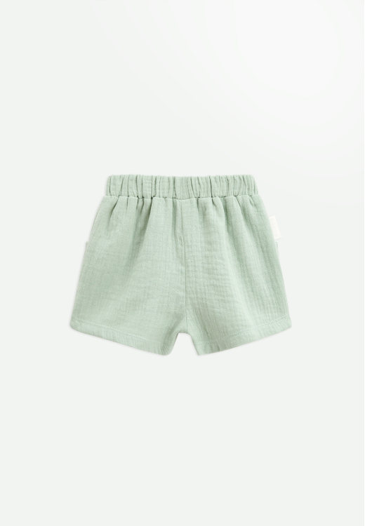Ensemble bébé t-shirt et short en gaze de coton Frimousse