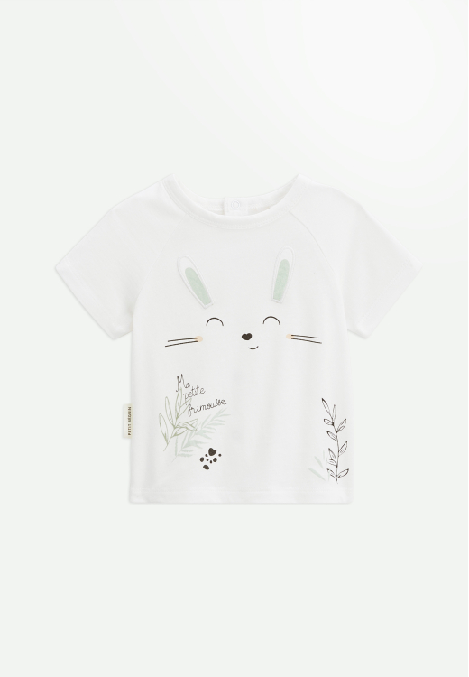 Ensemble bébé t-shirt et short en gaze de coton Frimousse