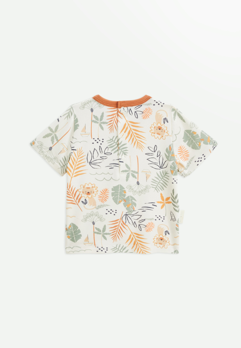 Ensemble salopette bébé et t-shirt en éponge Mio Ensemble salopette bébé et t-shirt en éponge Mio