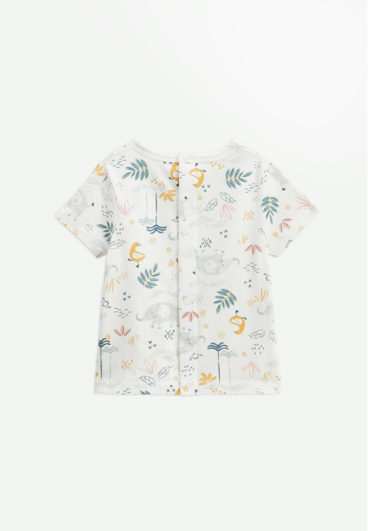Ensemble salopette bébé et t-shirt Hawaiki