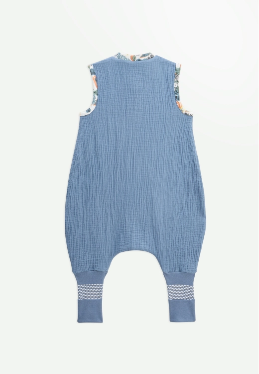 Turbulette d'été en gaze de coton avec pieds retroussables Bello