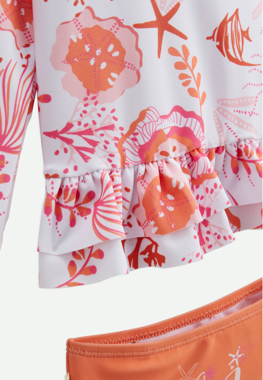 Maillot de bain bébé 2 pièces t-shirt de protection UV & culotte Bahamas