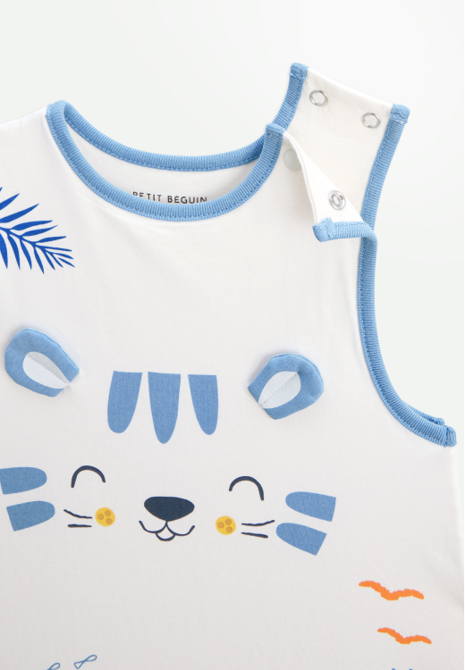 Turbulette d'été avec pieds retroussables Biscarosse