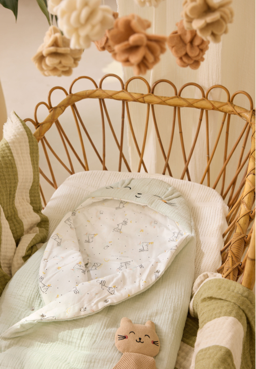 Nid d'ange en gaze de coton Hello Baby