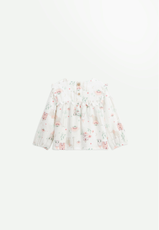 Blouse enfant en gaze de coton Arya