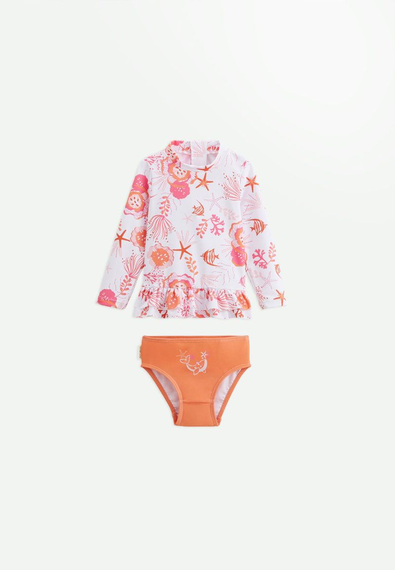 Maillot de bain bébé 2 pièces t-shirt de protection UV & culotte Bahamas Maillot de bain bébé 2 pièces t-shirt de protection UV & culotte Bahamas