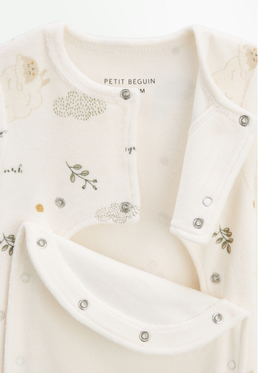 Kit naissance 3 pièces pyjama, body et doudou bébé Câlins