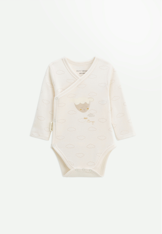 Kit naissance 3 pièces pyjama, body et doudou bébé Câlins