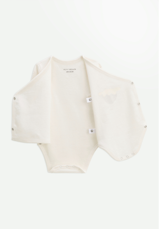 Kit naissance 3 pièces pyjama, body et doudou bébé Câlins