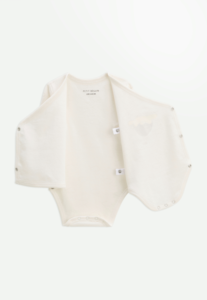 Kit naissance 3 pièces pyjama, body et doudou bébé Câlins