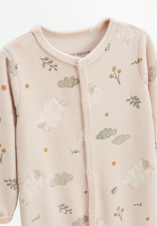 Pyjama bébé en velours Câlins