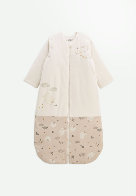 Turbulette d'hiver en velours avec manches amovibles et jambes séparables Câlins