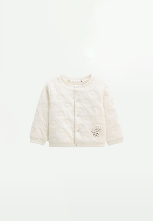 Gilet bébé en molleton Câlins