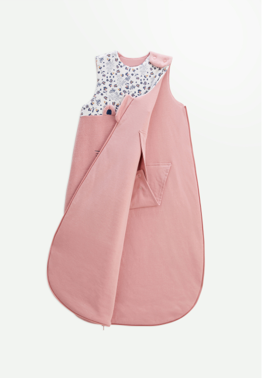 Gigoteuse d'hiver en velours Céleste