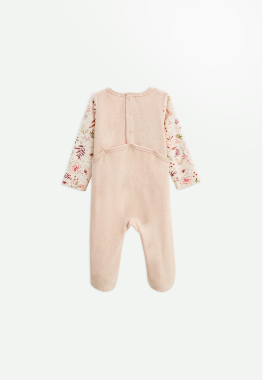 Pyjama bébé en velours Manouk