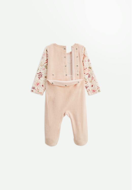 Pyjama bébé en velours Manouk