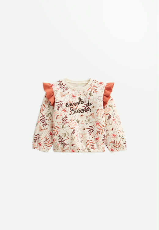 Sweat-shirt enfant en molleton Manouk