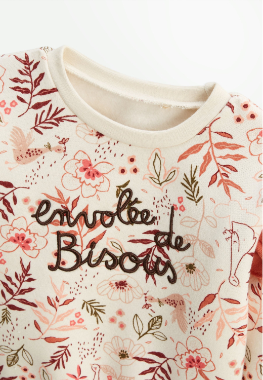 Sweat-shirt enfant en molleton Manouk