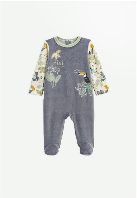Lot de 2 pyjamas bébé en velours Boavista