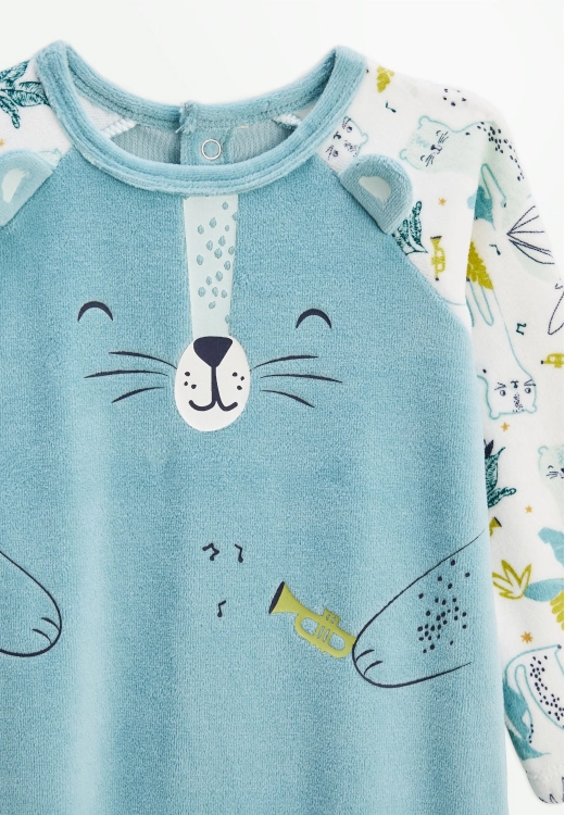 Pyjama bébé en velours Oscar