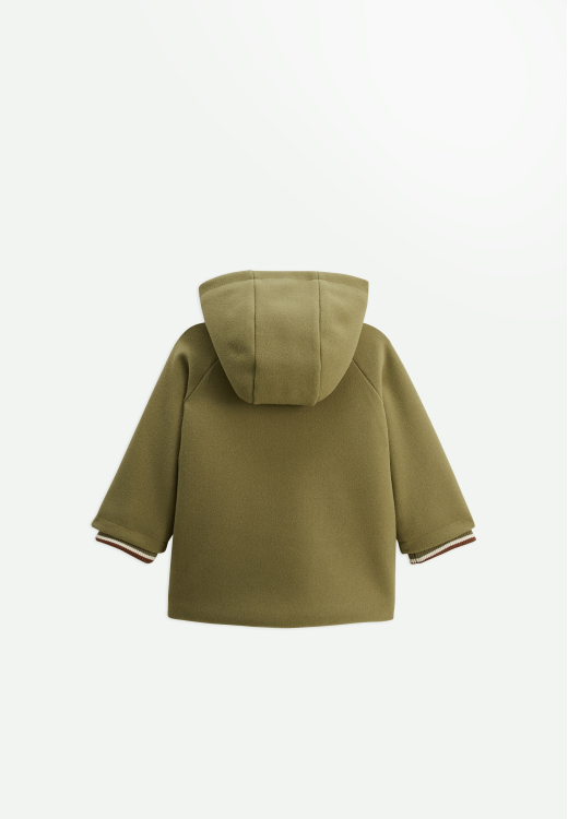 Manteau enfant doublé sherpa avec capuche Gustin