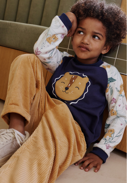 Sweat-shirt enfant en molleton Charly